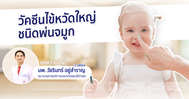 วัคซีนไข้หวัดใหญ่ ชนิดพ่นจมูก Image