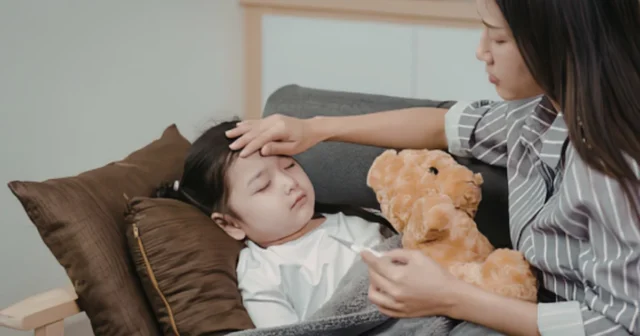ลูกตัวร้อน หายใจเร็ว