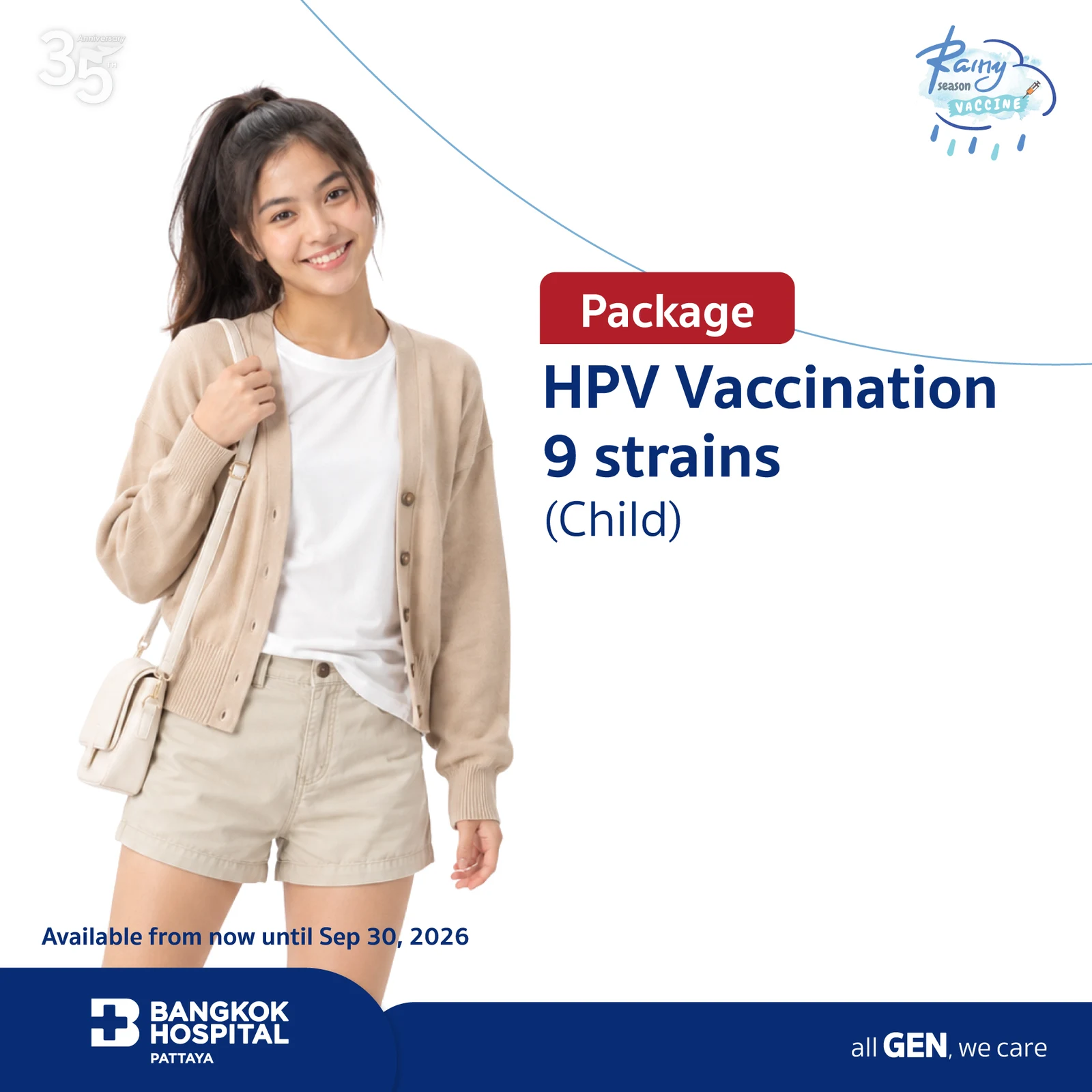 HPV Vaccination 9 strains (Child)