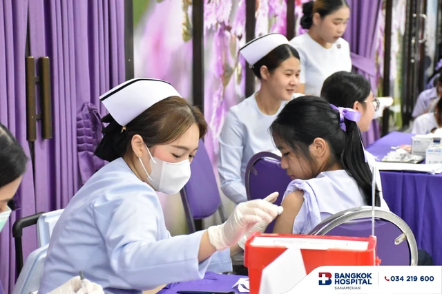 โครงการส่งเสริมสุขภาพเชิงรุก  แก่โรงเรียนสิรินธรราชวิทยาลัย จังหวัดนครปฐม  Image