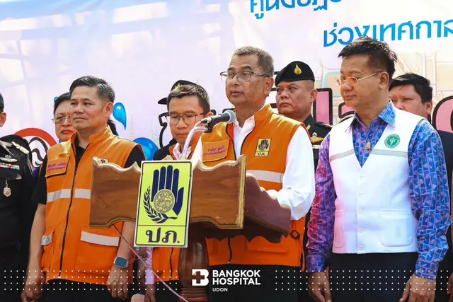 Bangkok Hospital Udon Supports the Center for the Prevention and Reduction of Road Accidents during Songkran 2026
