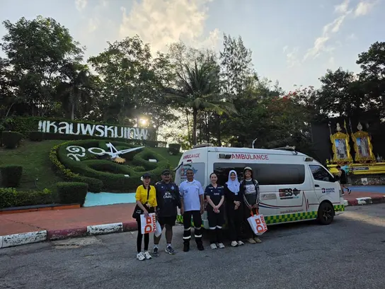เครือโรงพยาบาลกรุงเทพ จังหวัดภูเก็ต ร่วมสนับสนุนด้านความปลอดภัย กิจกรรมอาสาพาไปลำบาก ครั้งที่ 69 Image