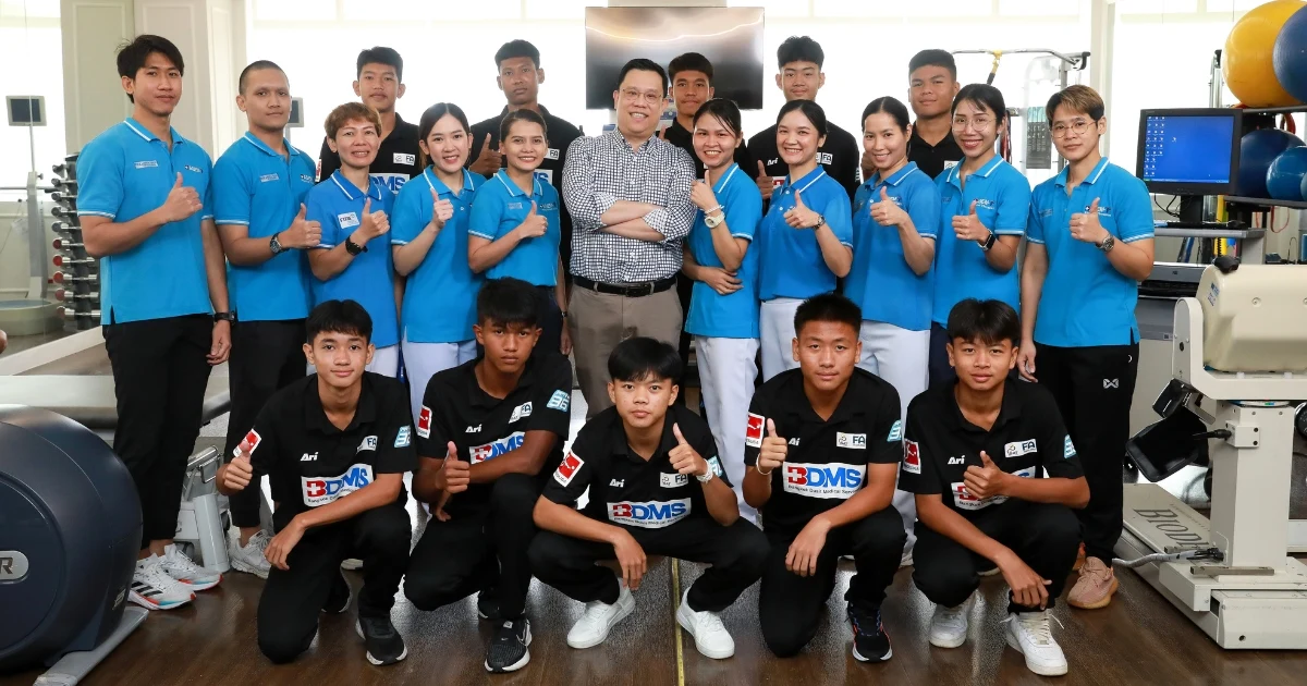 BASEM သည် ထိုင်းလူငယ်ကစားသမားများ "BDMS PRESENTS BUNDESLIGA DREAM Kick La Dream 2024" ၏ကြံ့ခိုင်မှုကို စစ်ဆေးသည်။