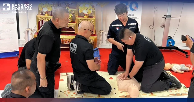 โรงพยาบาลกรุงเทพราชสีมา จัดอบรมหลักสูตรช่วยฟื้นคืนชีพขั้นพื้นฐาน Image