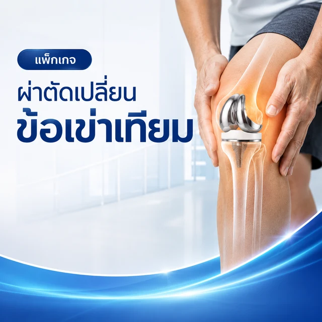 ผ่าตัดเปลี่ยนข้อเข่าเทียม (Total Knee Arthroplasty : TKA)