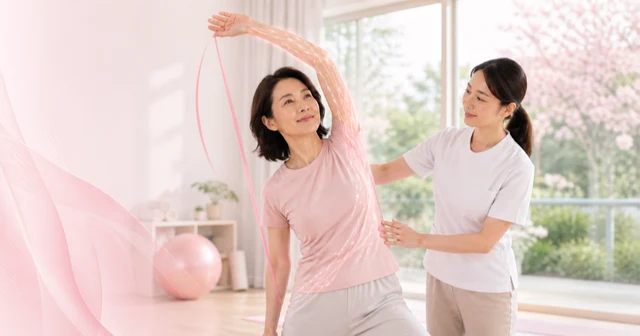การฟื้นฟูสมรรถภาพหลังผ่าตัดมะเร็งเต้านม | ป้องกันภาวะแขนบวมและกลับมาใช้ชีวิตได้ปกติ