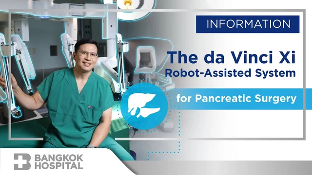 Pankreaskrebsoperation mit dem da Vinci Xi-Roboter Image