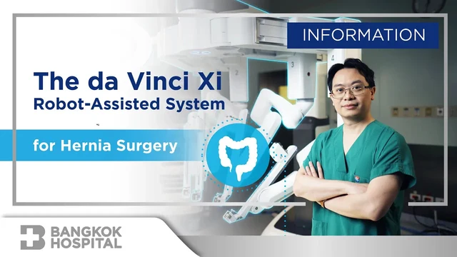 Roboterassistierte Leistenhernienoperation mit dem da Vinci Xi-System Image