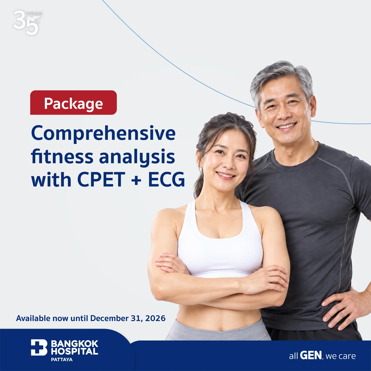 Comprehensive Fitness Analysis with CPET + ECG Package