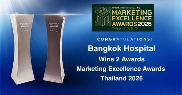 Bangkok Hospital Headquarters Wins Two Awards at the Marketing Excellence Awards 2026 Thailand