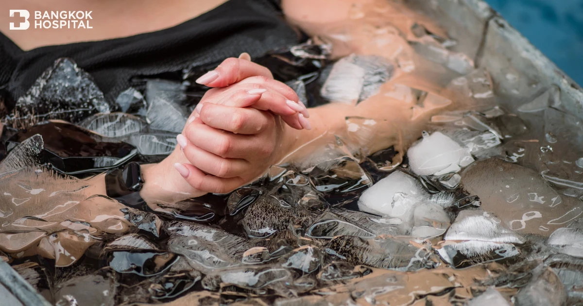 ICE BATHING บำบัดกล้ามเนื้อด้วยความเย็น