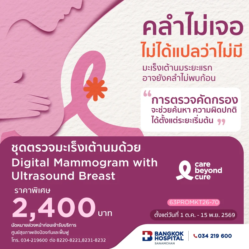 B+ : Breast Cancer Awareness Campaign'26 Digital Mammogram with U/S Breast