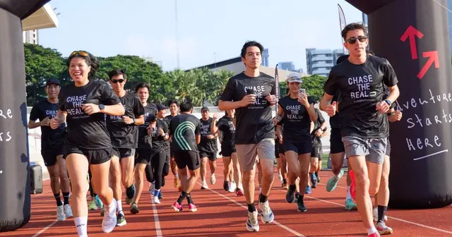 Bangkok Heart Hospital participated in the Suunto Run 2 x Kieran Chase the Real U event, running alongside “Kirin Tantiwet” Image