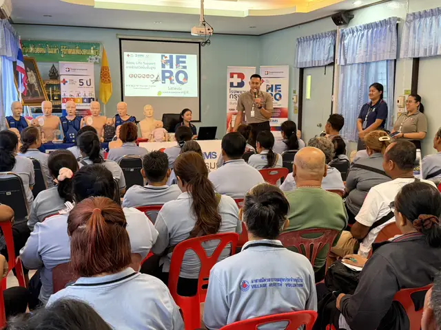 โรงพยาบาลกรุงเทพจันทบุรี ร่วมสนับสนุนทีมวิทยากรให้ความรู้และฝึกปฏิบัติการช่วยเหลือฟื้นคืนชีพ Image